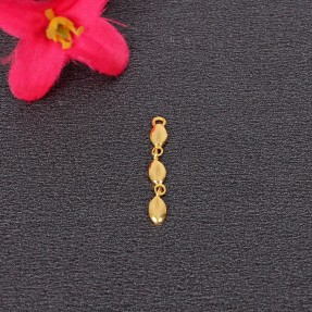 Chain Structure Solid Gold Charm